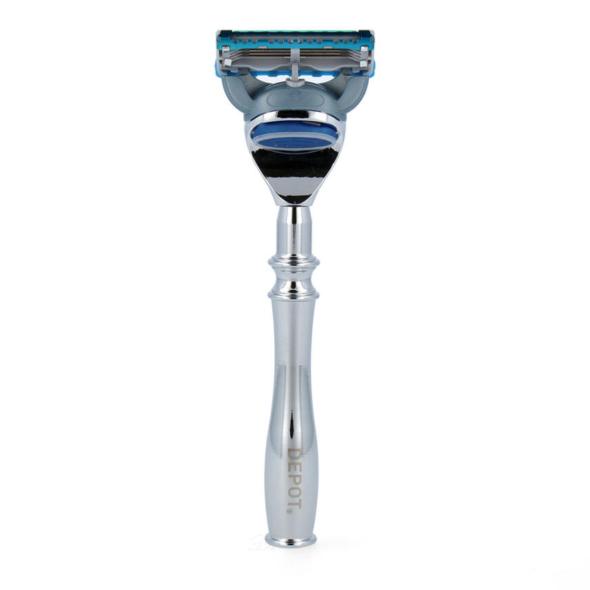 Depot Aluminium Rasierer mit F&uuml;nffach-Klinge