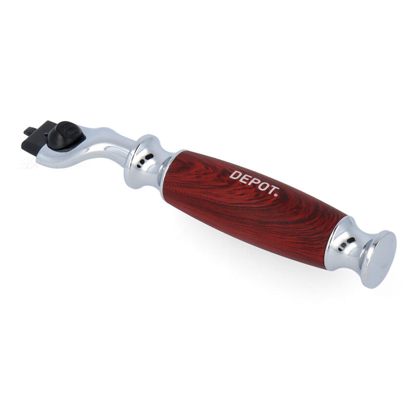 Depot Home Rasierer Holzgriff