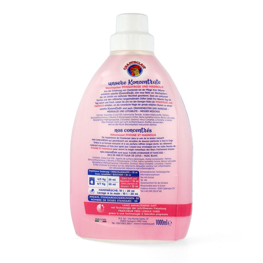 Chante Clair Weichsp&uuml;ler Konzentrat Peonia e Magnolia 1000ml - 50 Waschg&auml;nge
