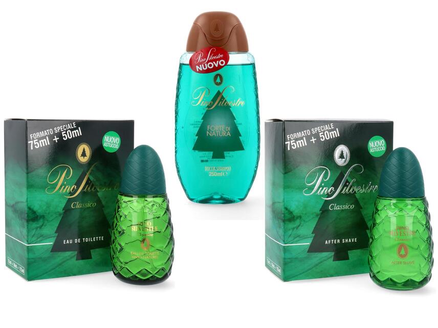 Pino Silvestre Classico Set Eau de Toilette 125 ml + After Shave 125 ml + Duschgel