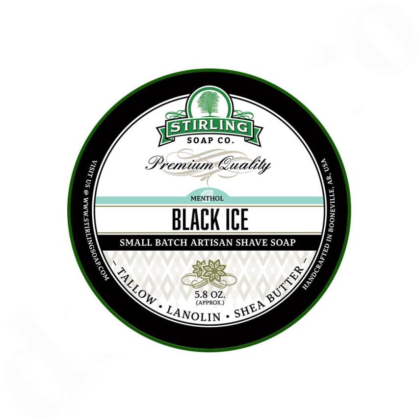 Stirling Shaving Soap Rasierseife Black ice 170ml