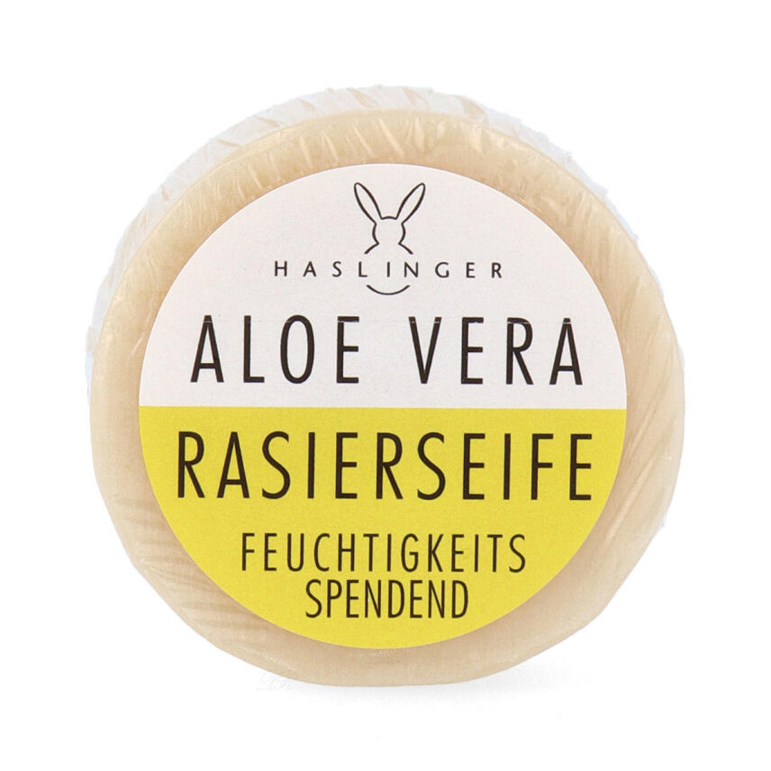 Haslinger Rasierseife Aloe Vera 60g in Schraubdose