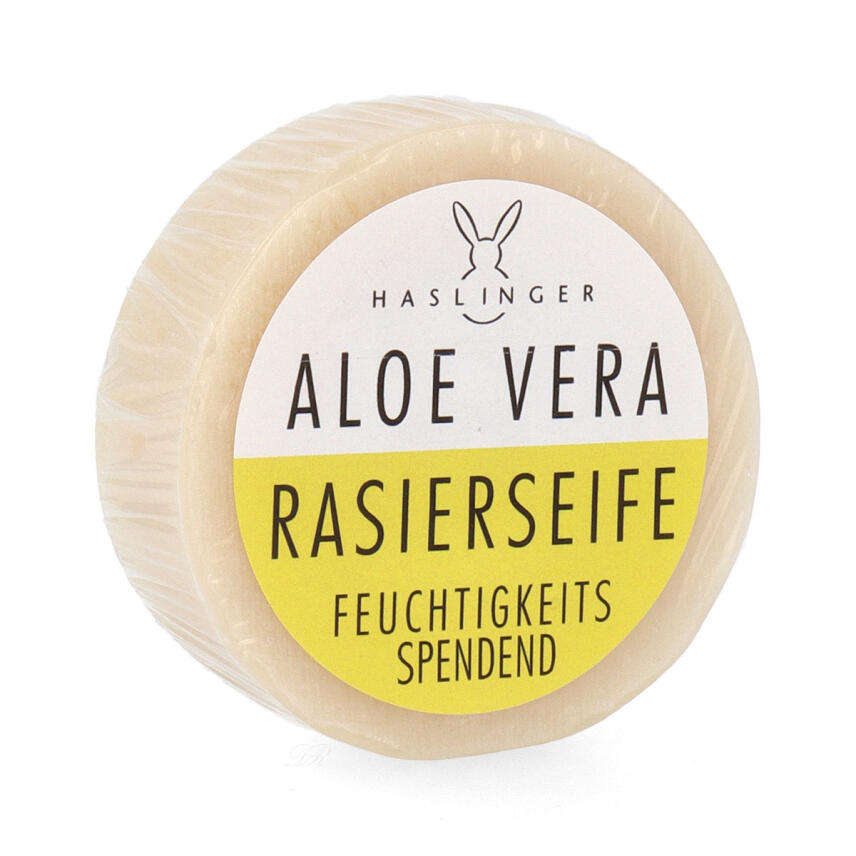 Haslinger Rasierseife Aloe Vera 60g in Schraubdose