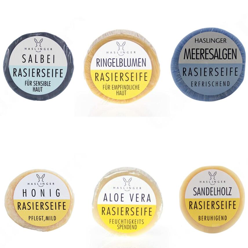 Haslinger Rasierseife Dream Set 6x 60g
