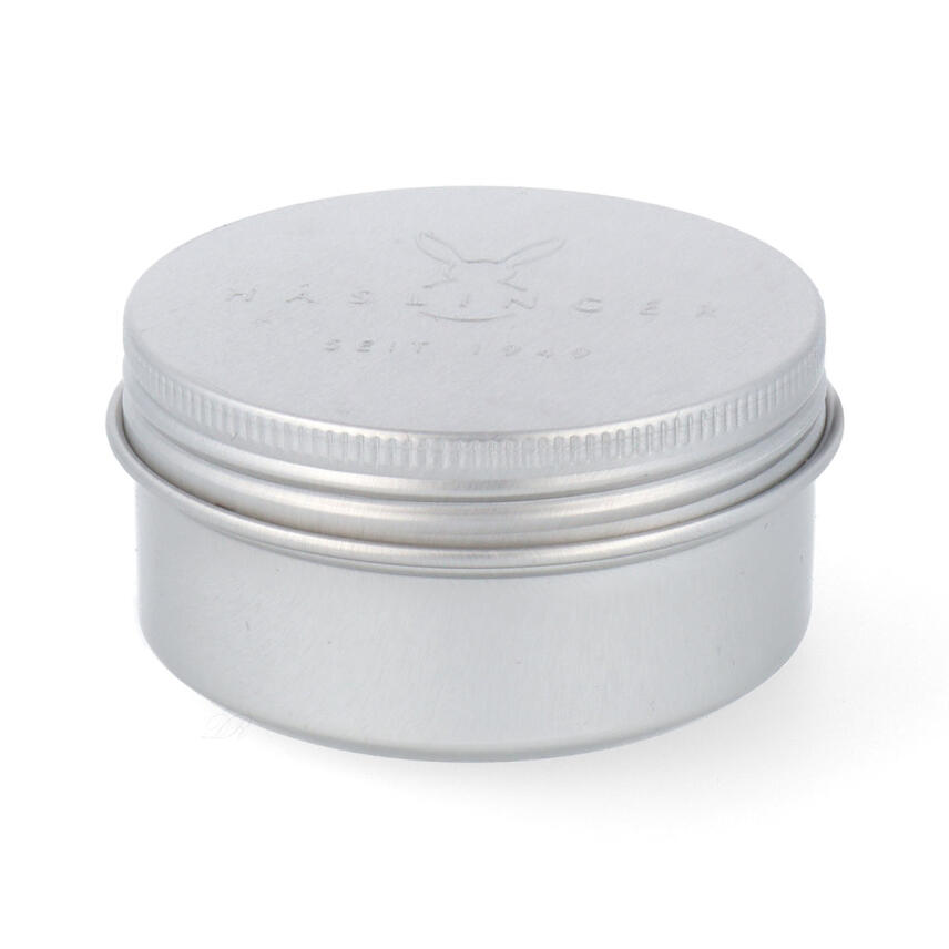 Haslinger Rasierseife Sensitive ohne Duftstoffe 60g in Schraubdose