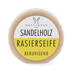 Haslinger Rasierseife SANDELHOLZ beruhigend 60g in Schraubdose