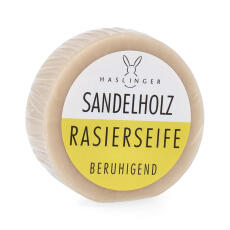 Haslinger Rasierseife SANDELHOLZ beruhigend 60g in Schraubdose