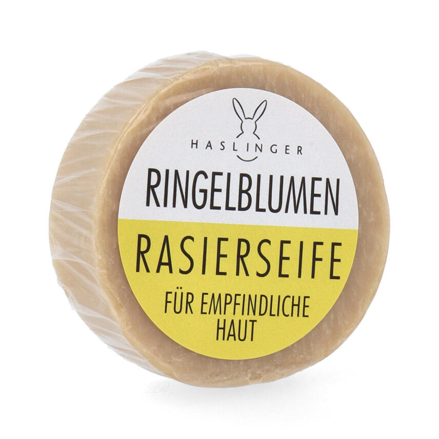 Haslinger Rasierseife Ringelblumen 60g in Schraubdose