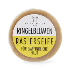Haslinger Rasierseife Ringelblumen 60g in Schraubdose