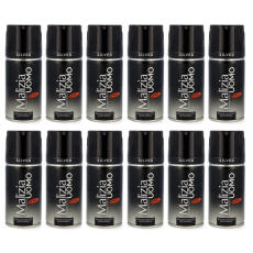 Malizia Uomo Silver Eau de Toilette Deodorant 12 x 150 ml