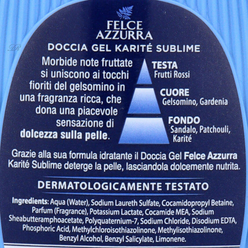 Paglieri Felce Azzurra Duschgel Karit&eacute; Sublime 250 ml
