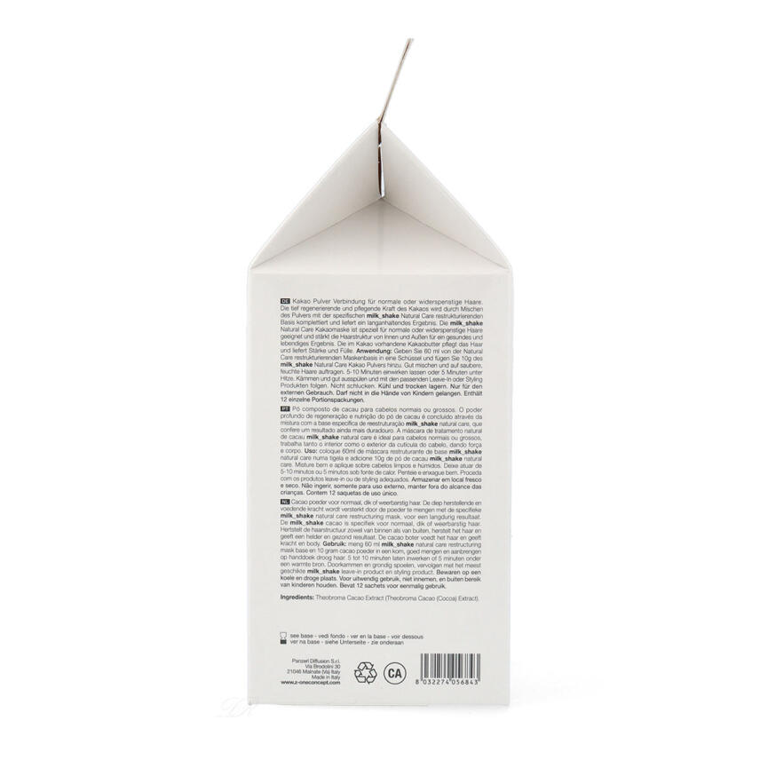 milk_shake&reg; Natural Care Cocoa Mask Powder 12 x 15 g
