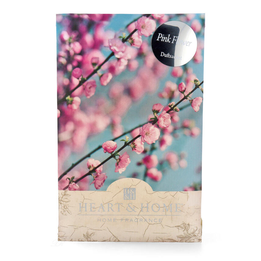 Heart &amp; Home Pink Flower Duftsachet 100 ml