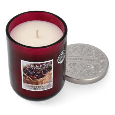 Heart &amp; Home Sweet Black Cherry Duftkerze Gro&szlig;es Glas 340 g