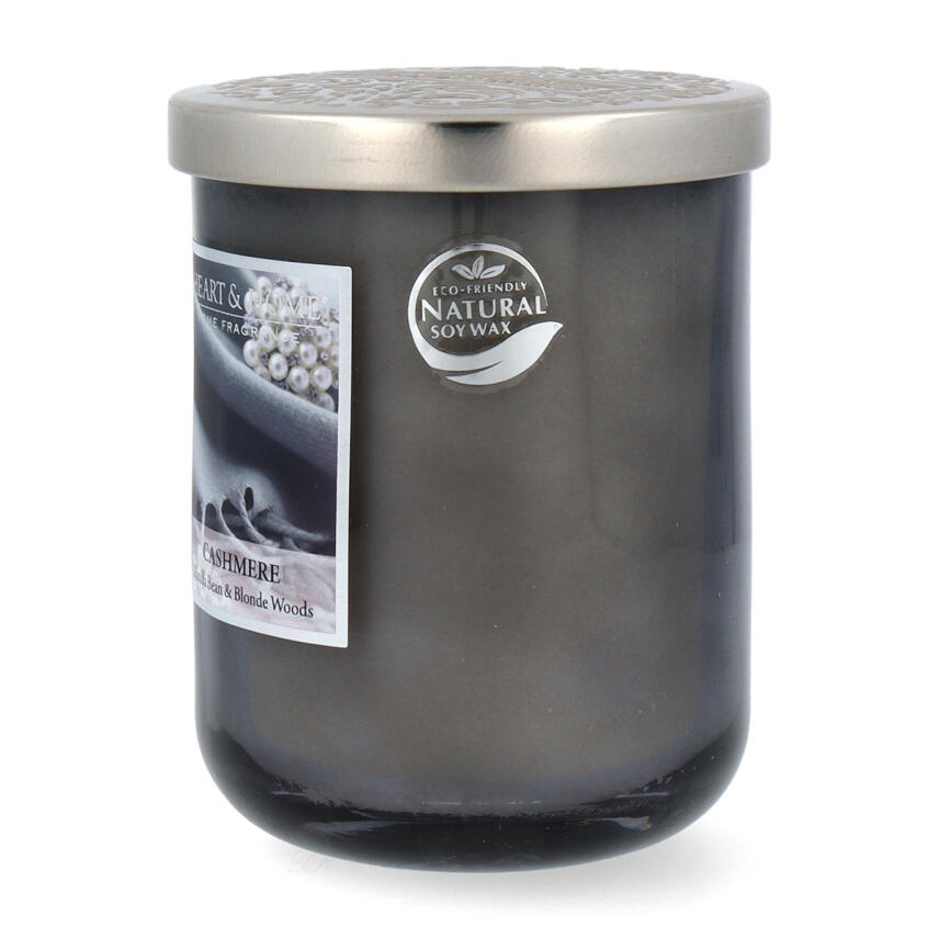 Heart &amp; Home Duftkerze Cashmere Gro&szlig;es Glas 340 g