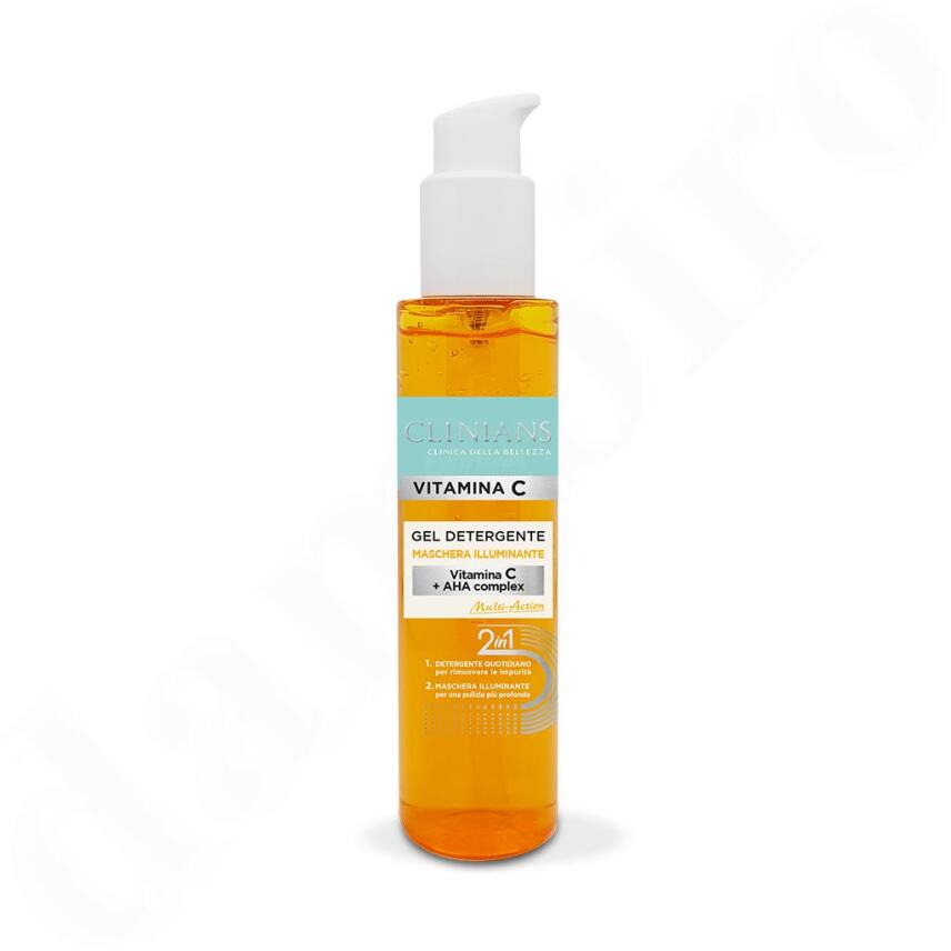 Clinians Vitamin C Reinigungsgel + aufhellende Maske Gesicht 150 ml