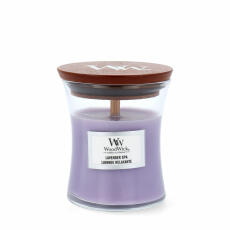 WoodWick Lavender Spa Kleines Glas Duftkerze 85 g