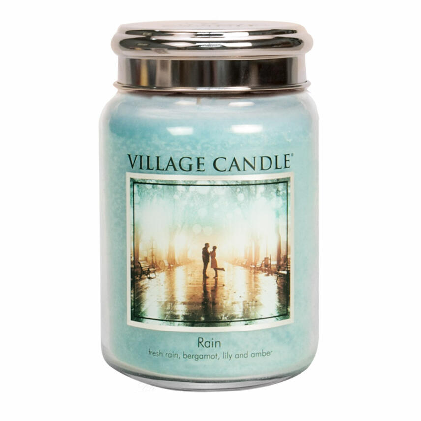 Village Candle Rain Duftkerze Gro&szlig;es Glas 602 g