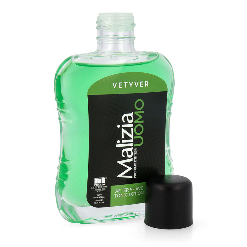 Malizia Uomo Vetyver Set mit 6 x Deodorant 150 ml, 1 x EdT Parfum 50 ml &amp; 1 x After Shave 100 ml