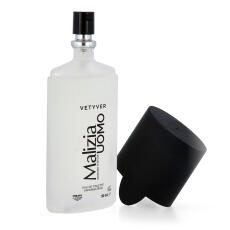 Malizia Uomo Vetyver Set mit 6 x Deodorant 150 ml, 1 x EdT Parfum 50 ml &amp; 1 x After Shave 100 ml