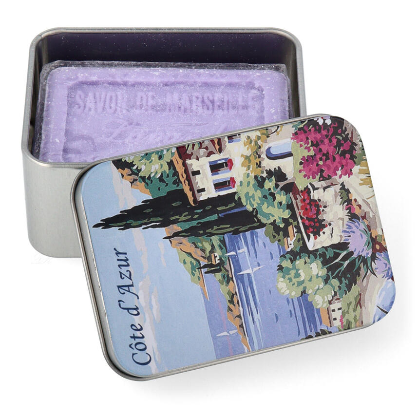 Le Blanc C&ocirc;te dAzur Naturseife in Blechdose 100 g