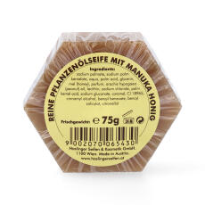 Haslinger Reine Pflanzen&ouml;lseife mit Manuka Honig 75 g