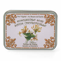 Le Blanc Honeysuckle Naturseife in Blechdose 100 g