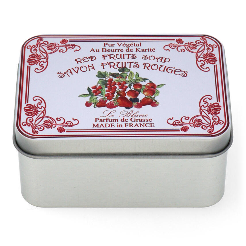 Le Blanc Red Fruits Naturseife in Blechdose 100 g