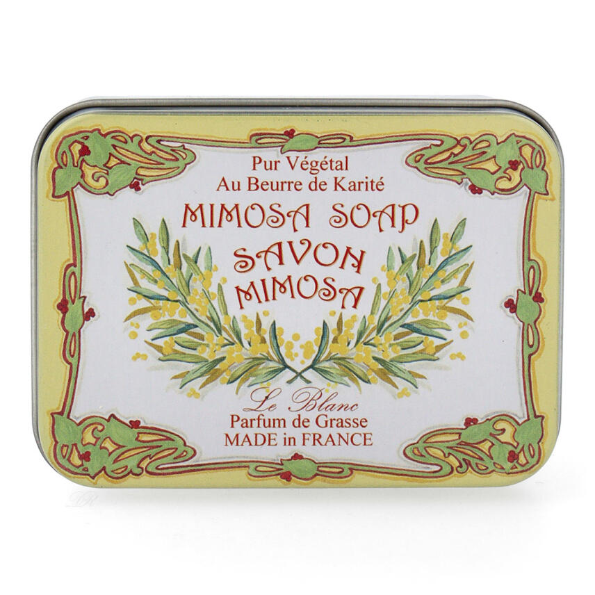 Le Blanc Mimosa Naturseife in Blechdose 100 g
