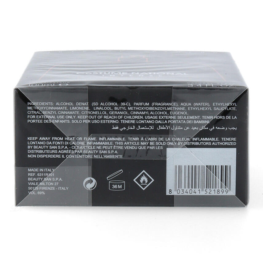 Costume National Intense Red Edition Eau de Parfum f&uuml;r Herren100 ml vapo