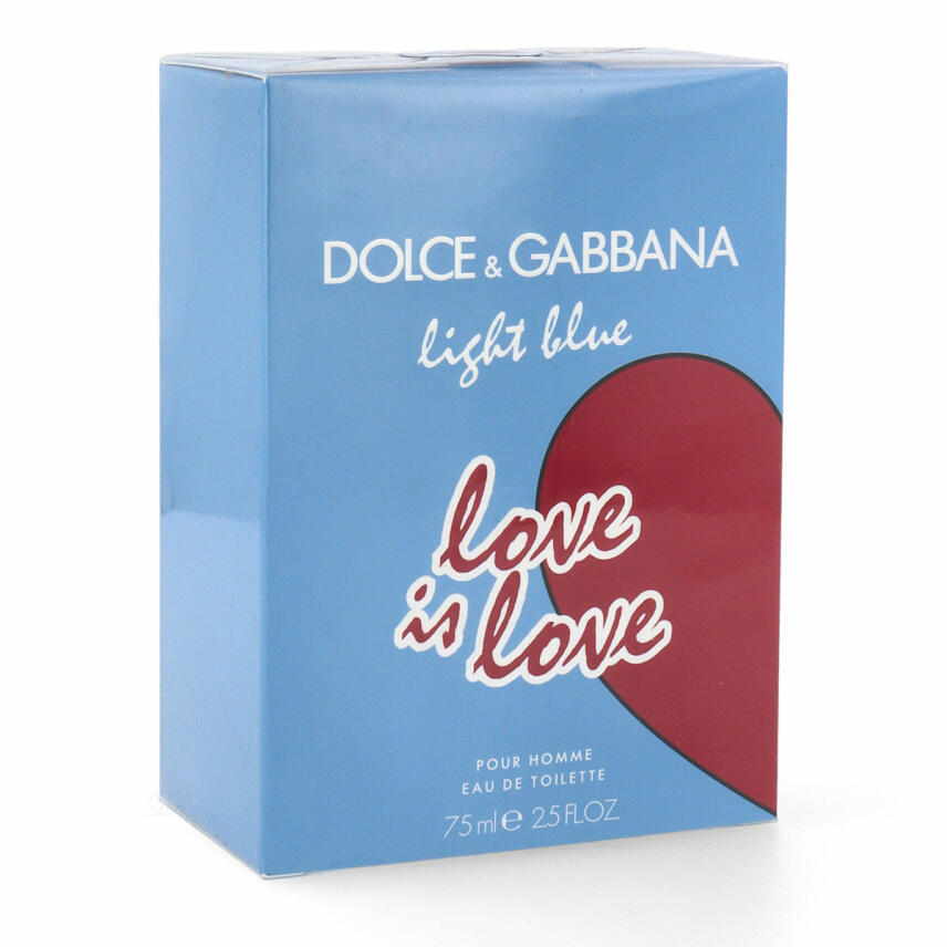 Dolce &amp; Gabbana Light Blue Love is Love Eau de Toilette f&uuml;r Herren 75 ml vapo