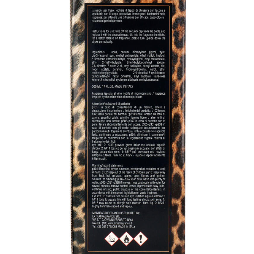 Nazareno Gabrielli Home Raumdiffusor Leopardo 500 ml