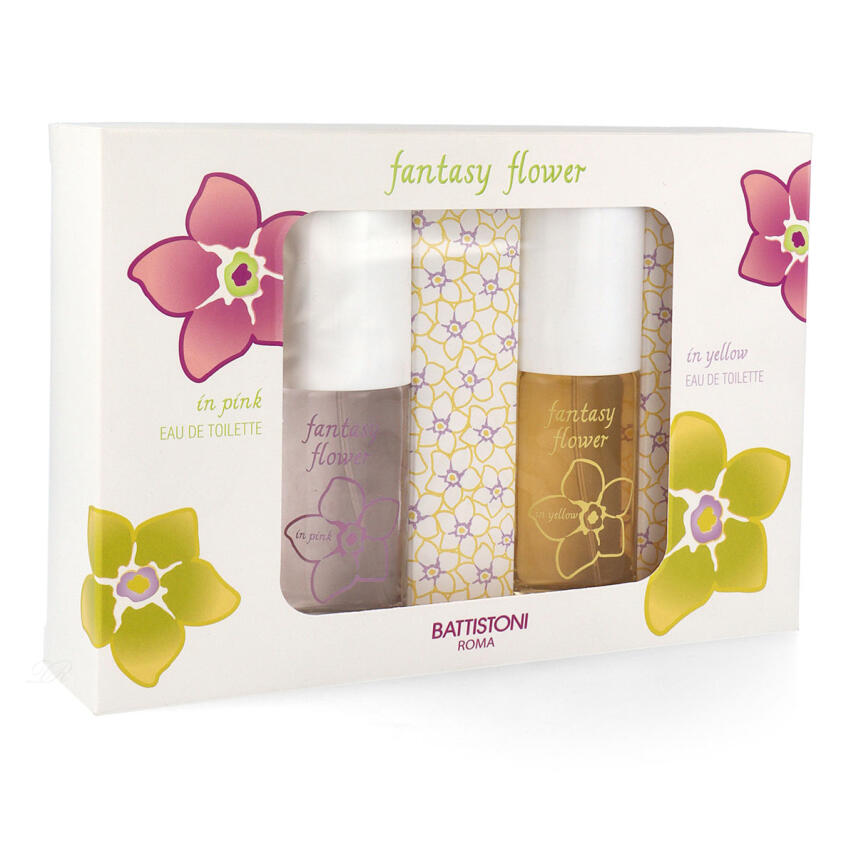 Marte Battistoni Fantasy Flower Set Edt Yellow 30 ml + Edt Pink 30 ml