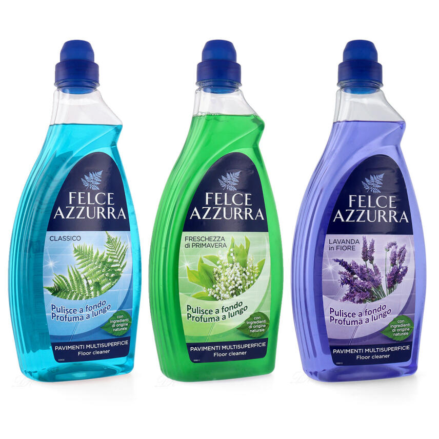 PAGLIERI Felce Azzurra Casa Pavimenti Bodenreiniger Set 3x 1,0 Lit