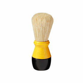 Omega shaving brush pure bristle 40099 yellow handle