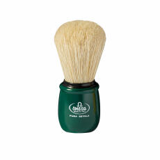 Omega Pure Bristle Shaving Brush 10051 green handle