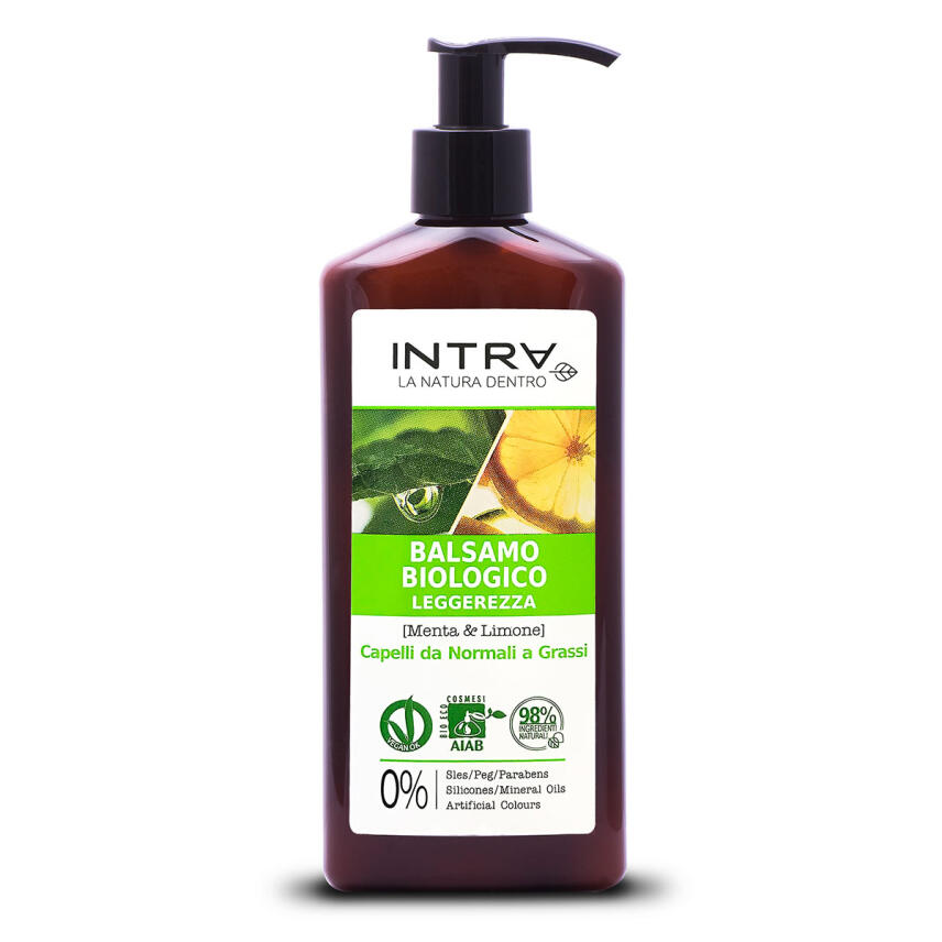 Intra Bio Leggerezza Minze &amp; Zitrone Conditioner f&uuml;r normales und fettiges Haar 250 ml