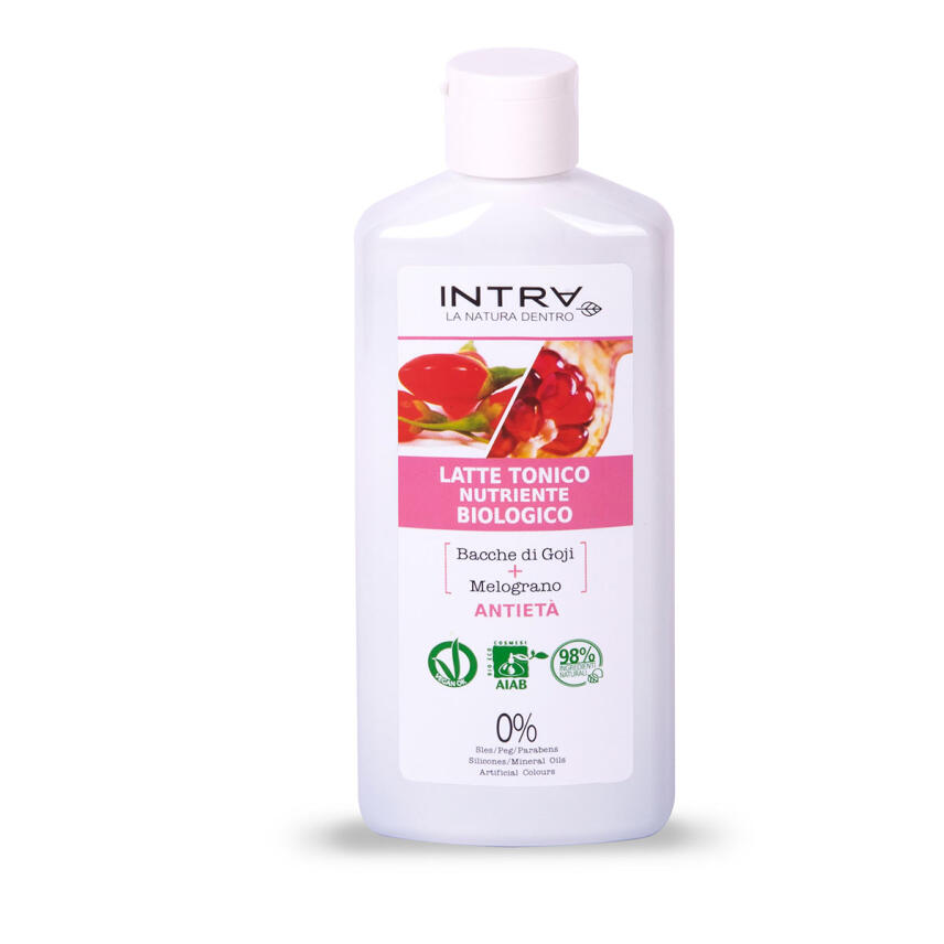 Intra Bio Antiet&agrave; Goji Beeren &amp; Granatapfel Reinigungsmilch und Toner 200 ml