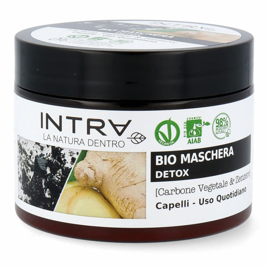 Intra Bio Detox Kohle &amp; Ingwer Haarmaske 250 ml