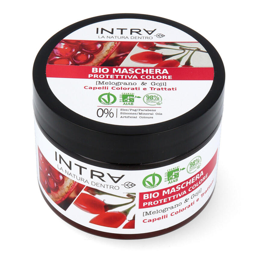 Intra Bio Protettiva Colore Granatapfel &amp; Goji Haarmaske mit Colorschutz 250 ml