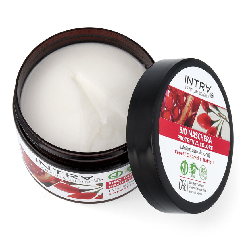 Intra Bio Protettiva Colore Granatapfel &amp; Goji Haarmaske mit Colorschutz 250 ml