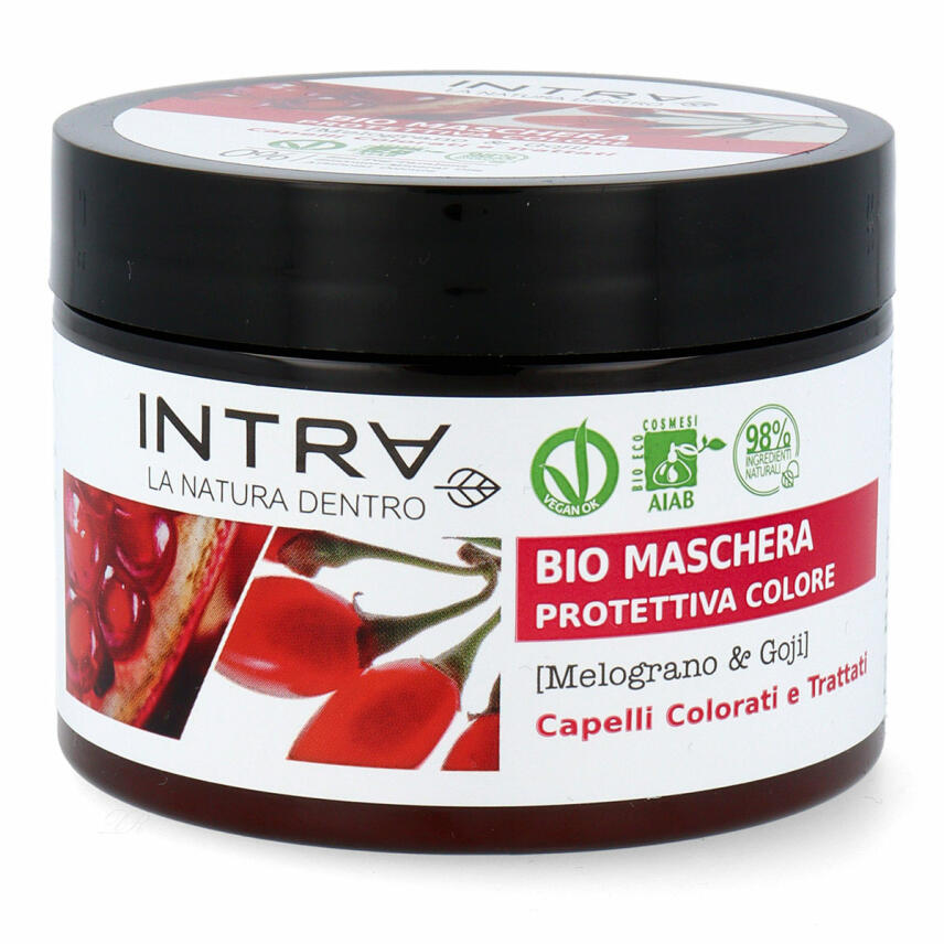 Intra Bio Protettiva Colore Granatapfel &amp; Goji Haarmaske mit Colorschutz 250 ml