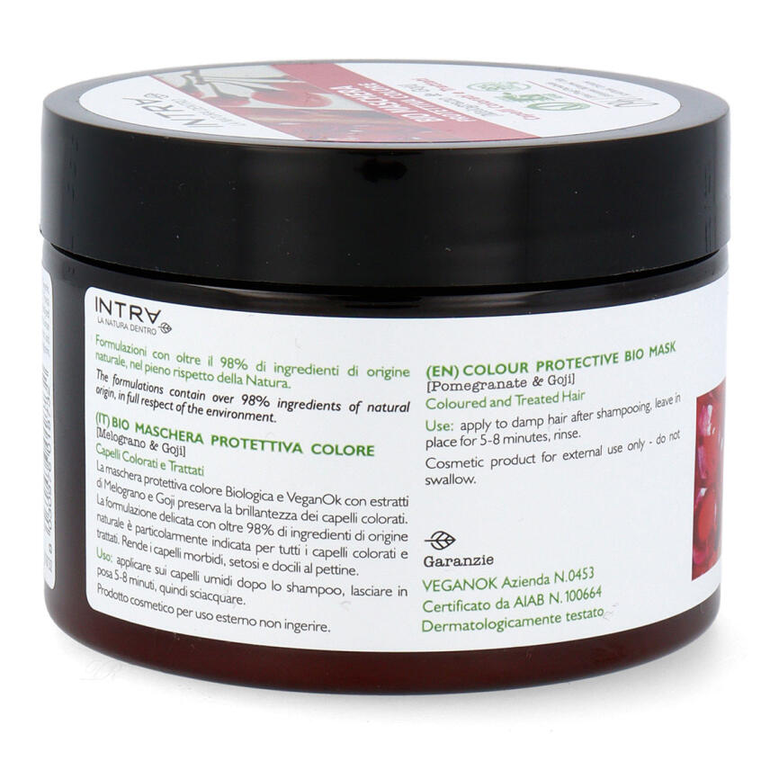 Intra Bio Protettiva Colore Granatapfel &amp; Goji Haarmaske mit Colorschutz 250 ml
