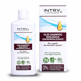 Intra Bio Sebonormalizzante Öl Shampoo für fettiges & normales Haar 200 ml