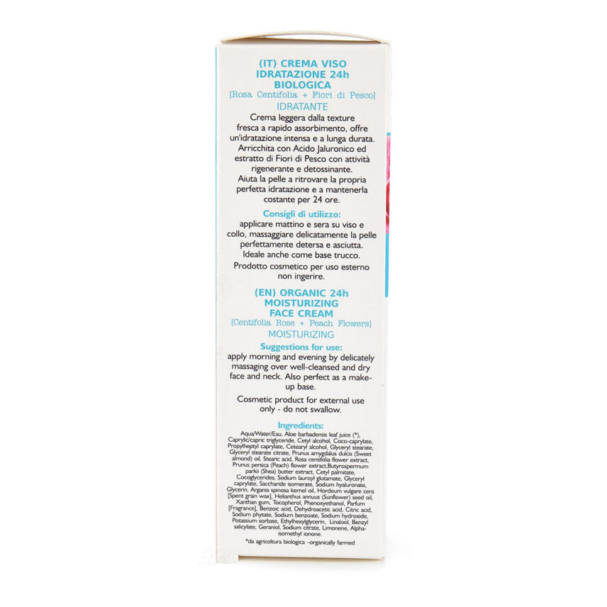 Intra Bio Idratante Centifolia Rose &amp; Pfirsichbl&uuml;te Gesichtscreme 50 ml