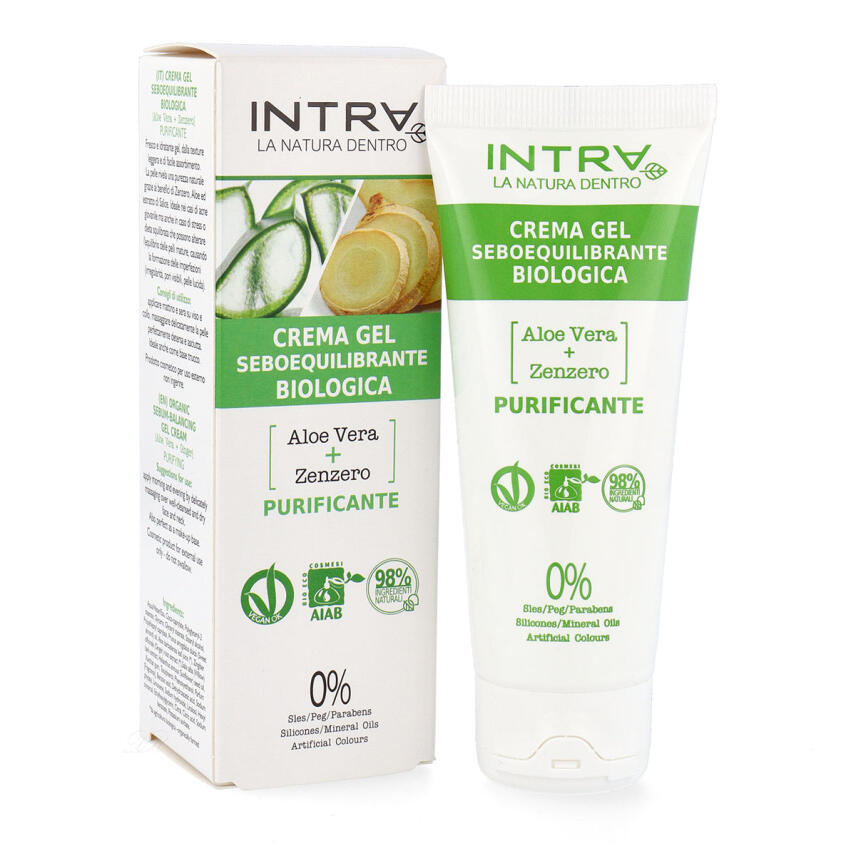 Intra Bio Purificante Aloe Vera &amp; Zenzero Cremegel 50 ml