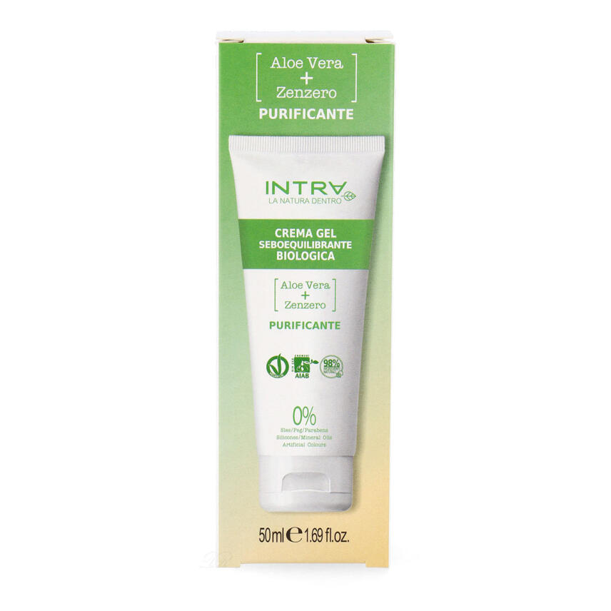 Intra Bio Purificante Aloe Vera &amp; Zenzero Cremegel 50 ml