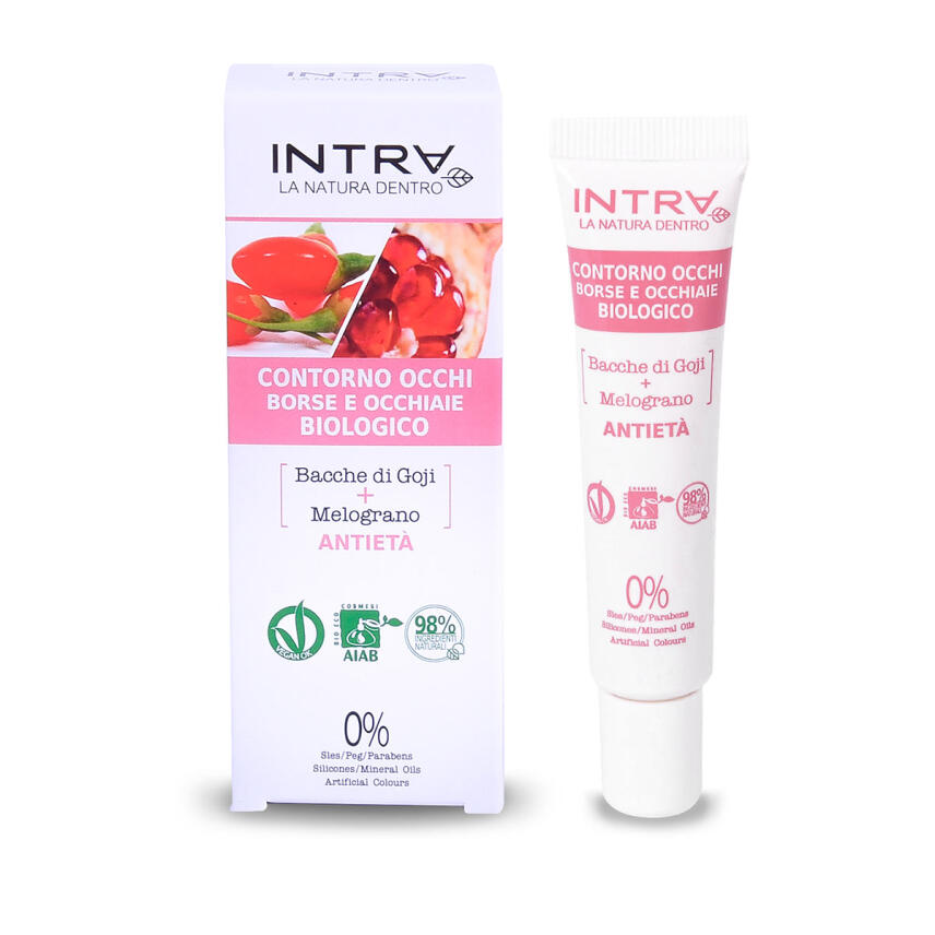 Intra Bio Antiet&agrave; Goji Beeren &amp; Granatapfel Augen Kontur Creme 15 ml
