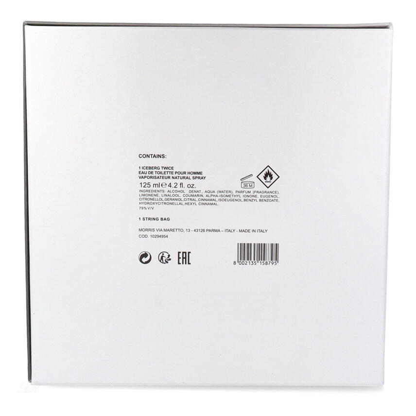 Iceberg Twice Eau de Toilette for Men 125 ml Geschenkset