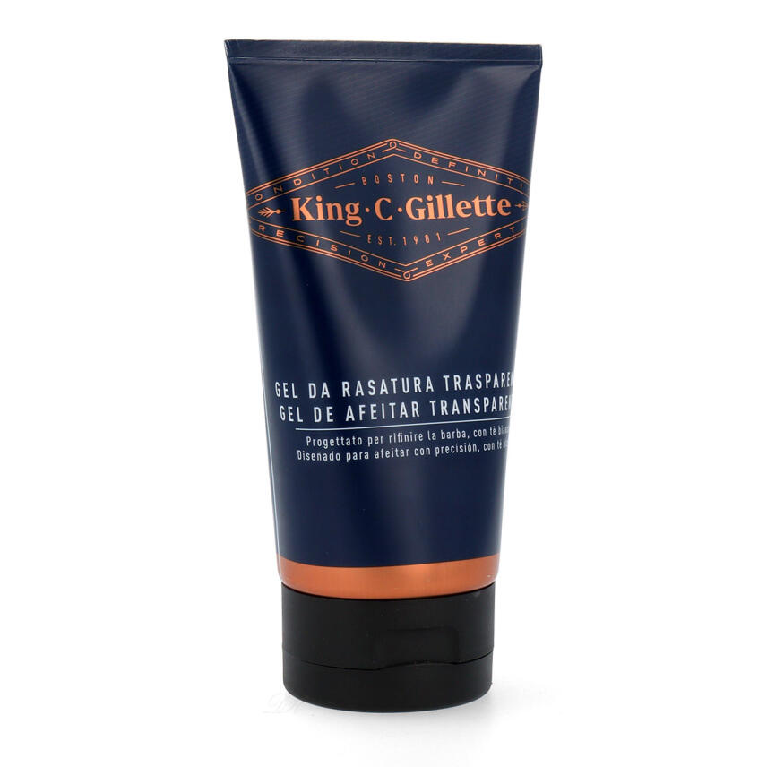 King C Gillette transparentes Rasiergel 150 ml